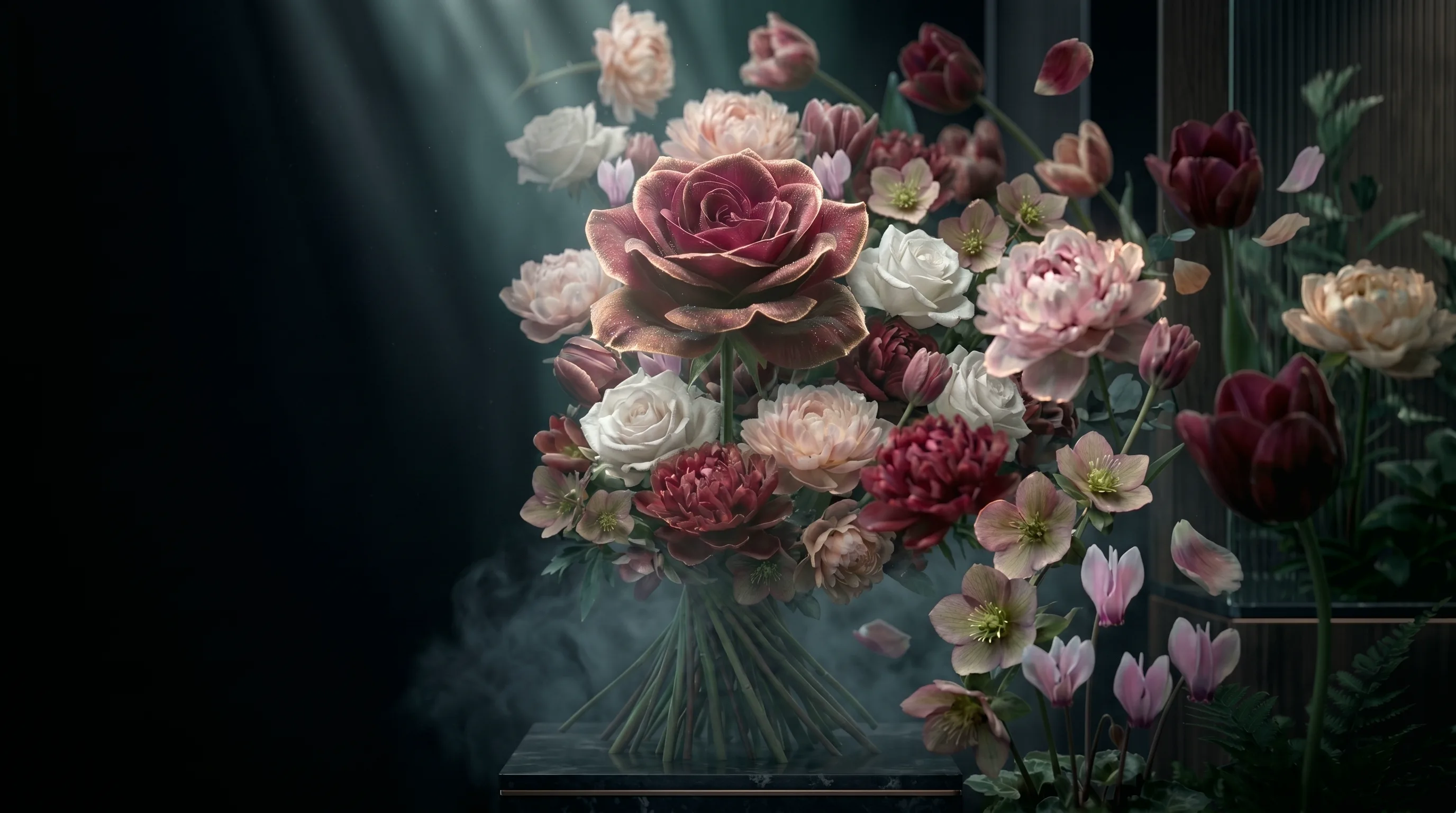 Grand luxury bouquet, final reveal